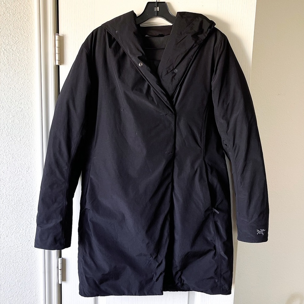Arc’teryx Osanna Coat Gore-Tex Thermium Insulated Black Small GUC - Picture 2 of 10